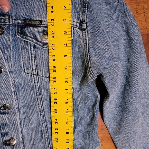 Ladies Harley Davidson Jean Jacket 💜 - Picture 6 of 8